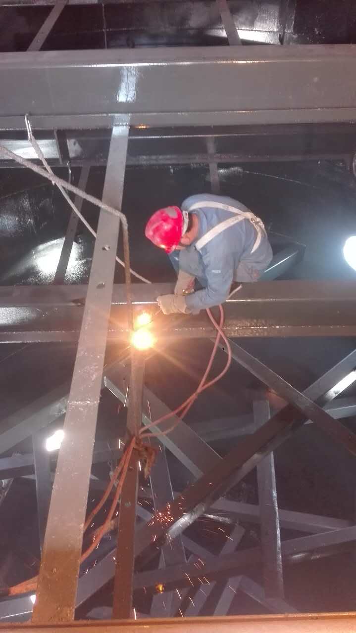 脫硫塔防腐時不充許內部動火 脫硫塔防腐時不充許內部動火